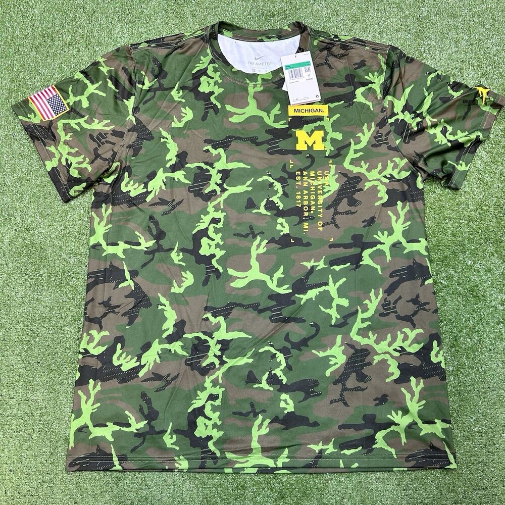 University of Michigan Jordan Salute to Service Dri-FIT T-Shirt NWT